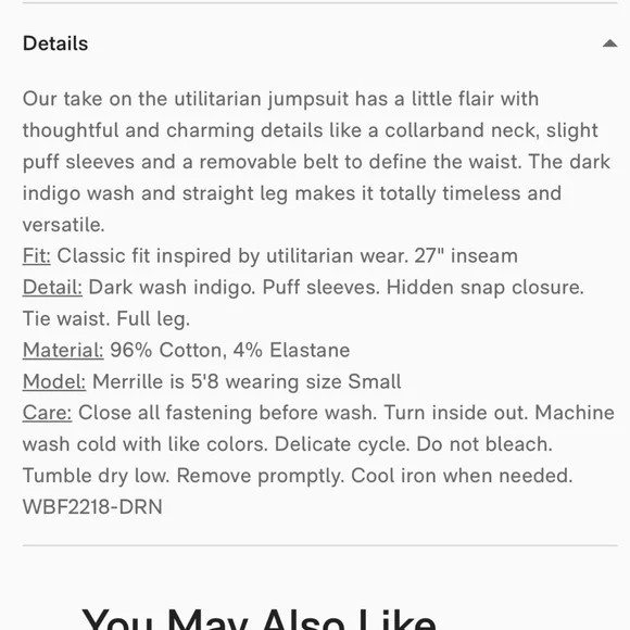 Denim jumpsuit - Picture 7 of 7